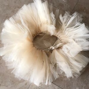 Baby tutu beige/cream/champagne/gold